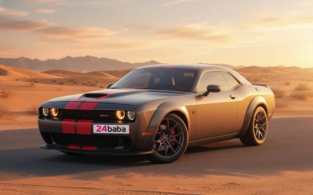 Dodge Challenger 2025 alloy wheel close up