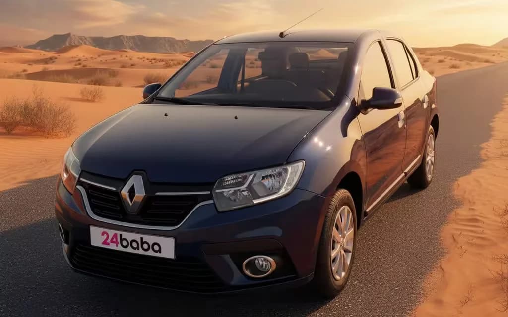 Renault Symbol 2020 Blue cover image – rental in Dubai