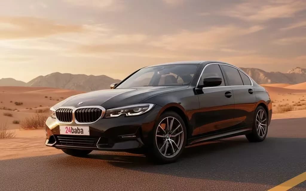 Bmw 330 2020 Black cover image – rental in Dubai