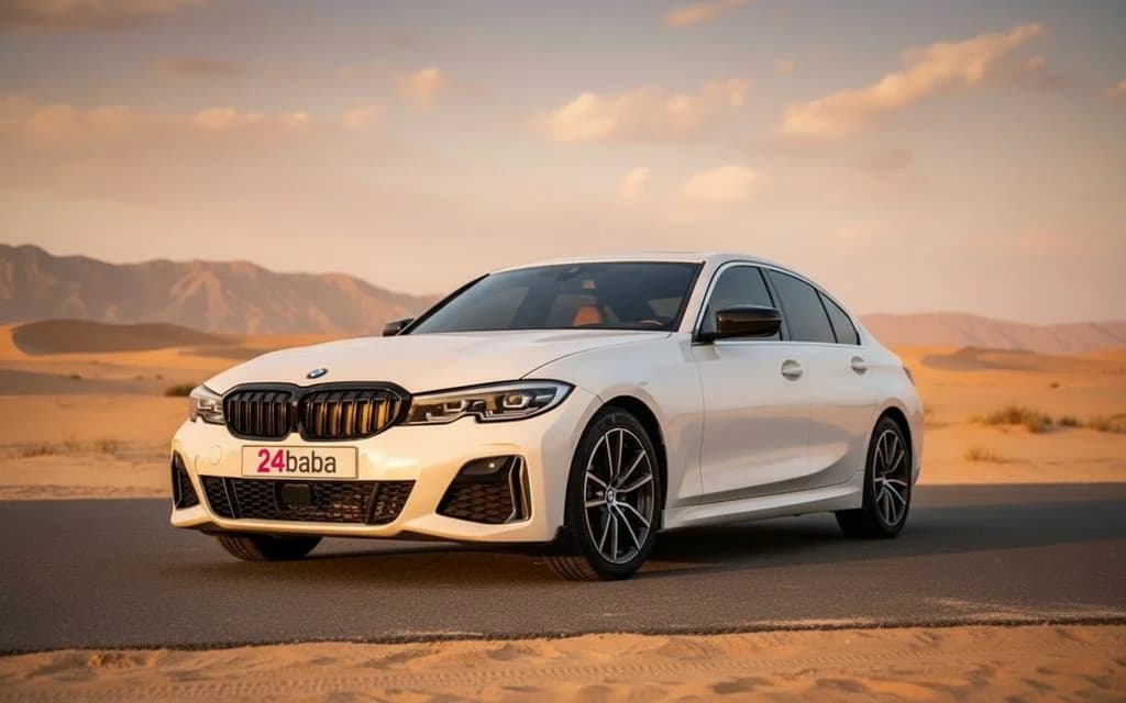 Bmw 330 2020 White cover image – rental in Dubai