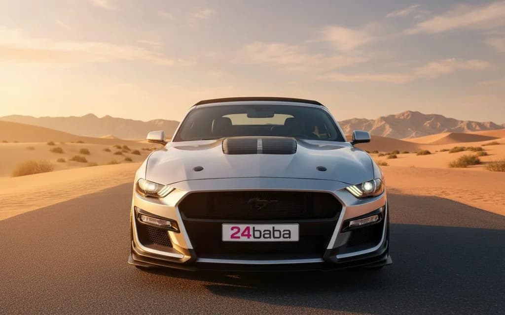 Ford Mustang 2020 Silver cover image – rental in Dubai