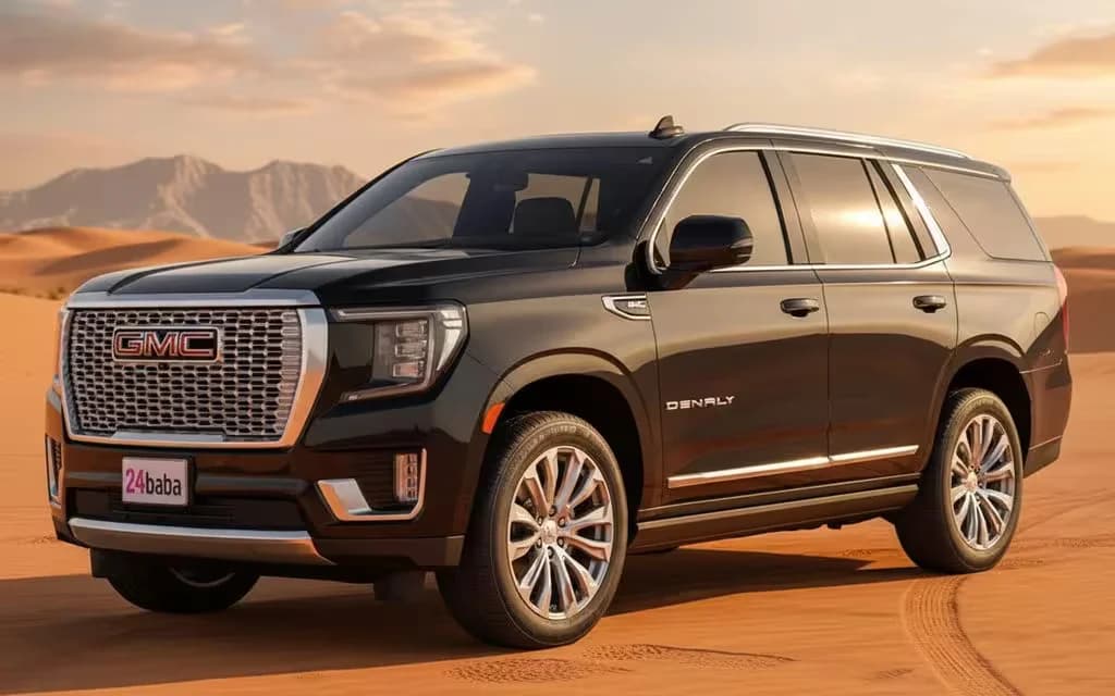 Gmc Yukon 2023 Black cover image – rental in Dubai