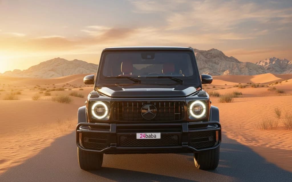 Mercedes G63 2024 Black rental in Dubai