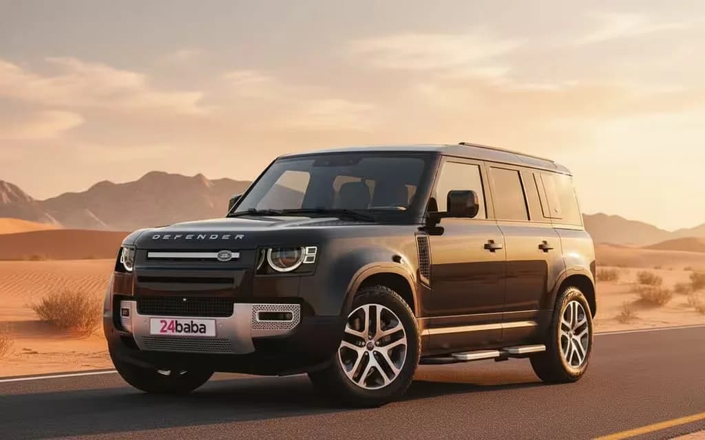 LandRover Defender 2024 Black cover image – rental in Dubai