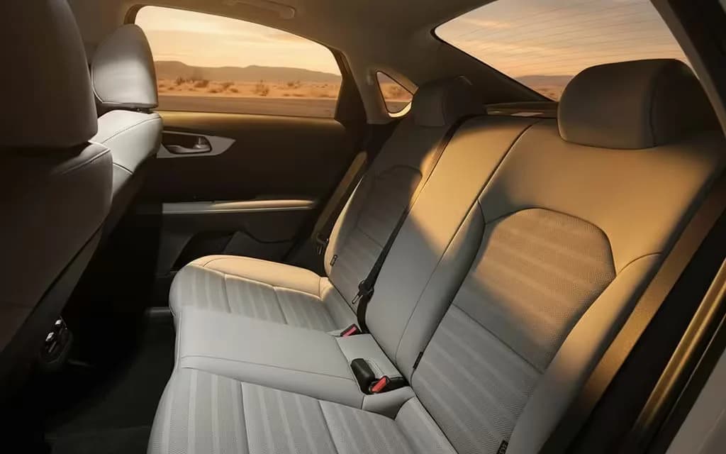 Kia K3 2024 leather seats and cabin – rental in Dubai