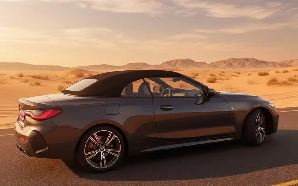 Bmw 420 2022 within side profile – rental in Dubai