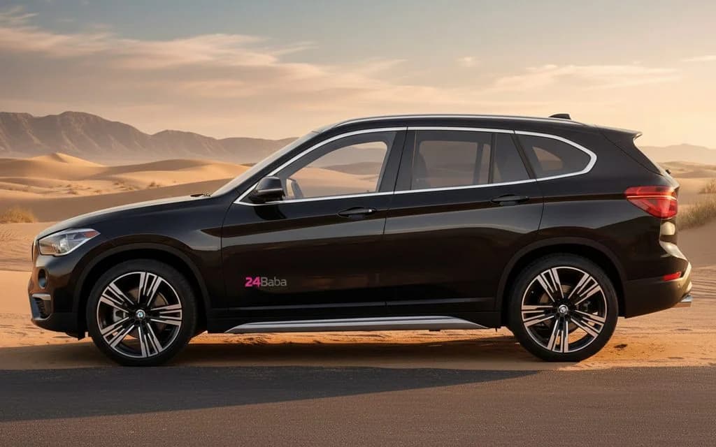 Bmw X1 2022 Black side profile