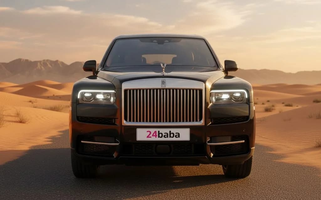 RollsRoyce Cullinan 2023 Black rental Dubai