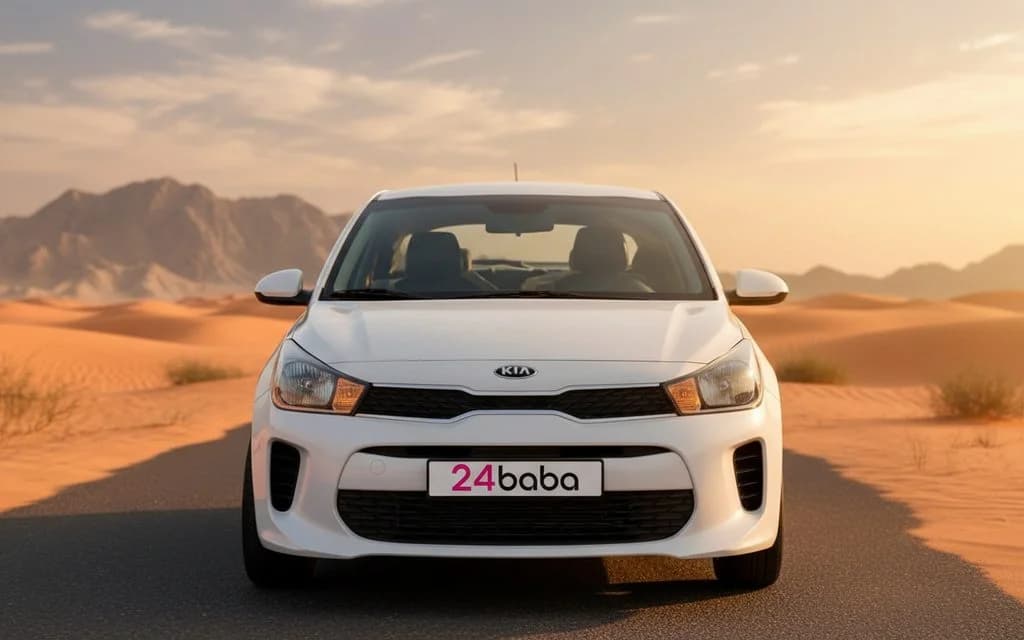 Kia Rio 2020 White cover image – rental in Dubai
