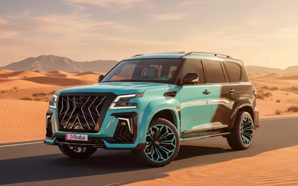 Nissan Patrol 2020 Blue cover image – rental in Dubai