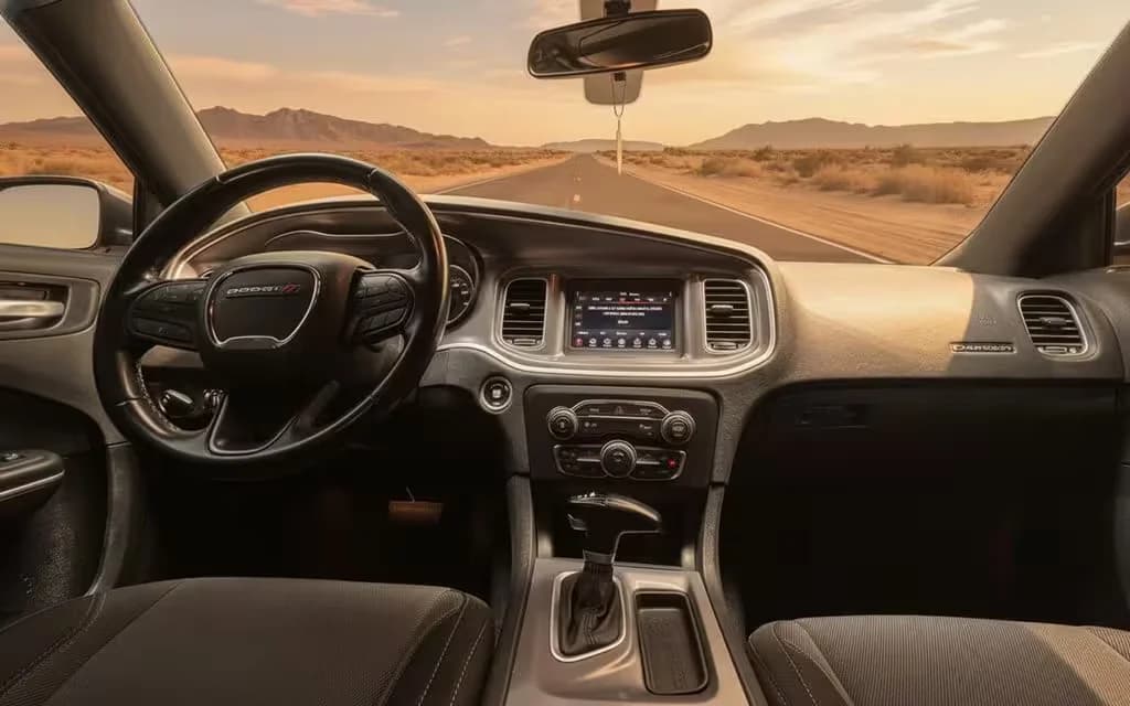 Dodge Charger 2022 dashboard and infotainment