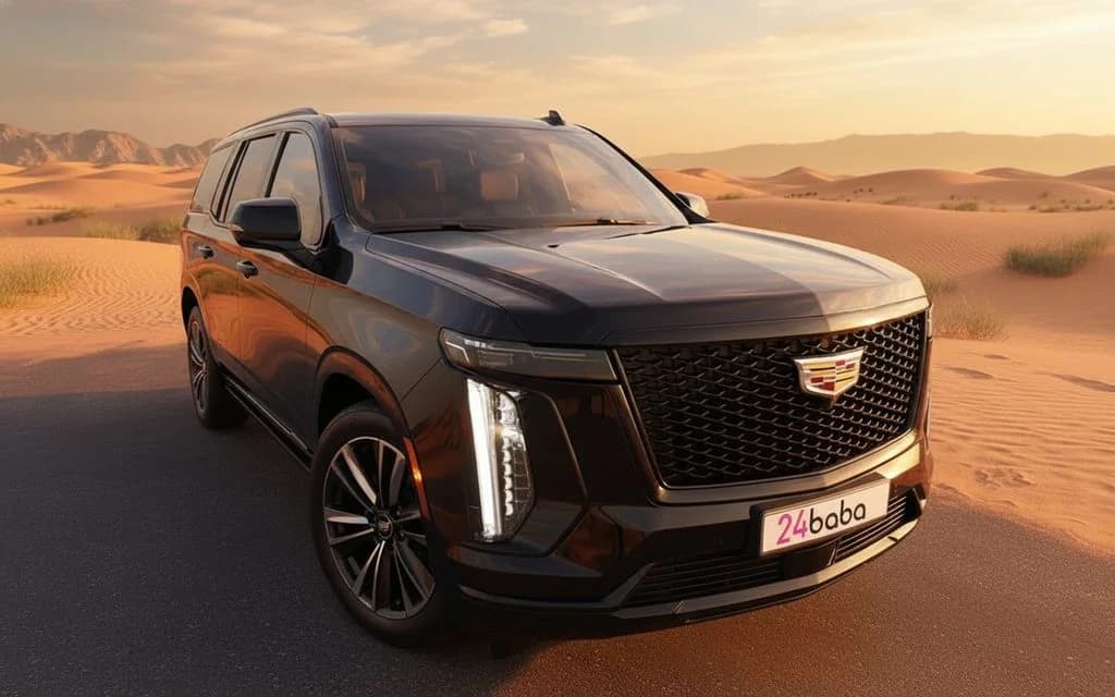 Cadillac Escalade 2025 Black cover image – rental in Dubai