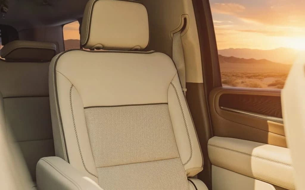 Gmc Yukon 2022 leather seats and cabin – rental in Dubai