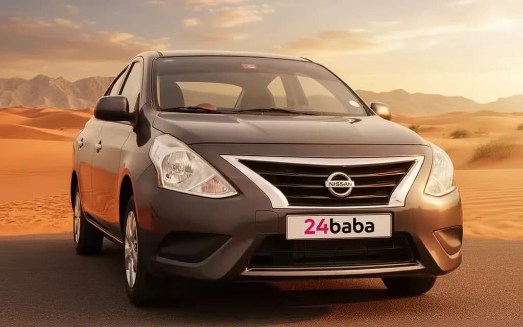 Nissan Sunny 2023 Grey cover image – rental in Dubai
