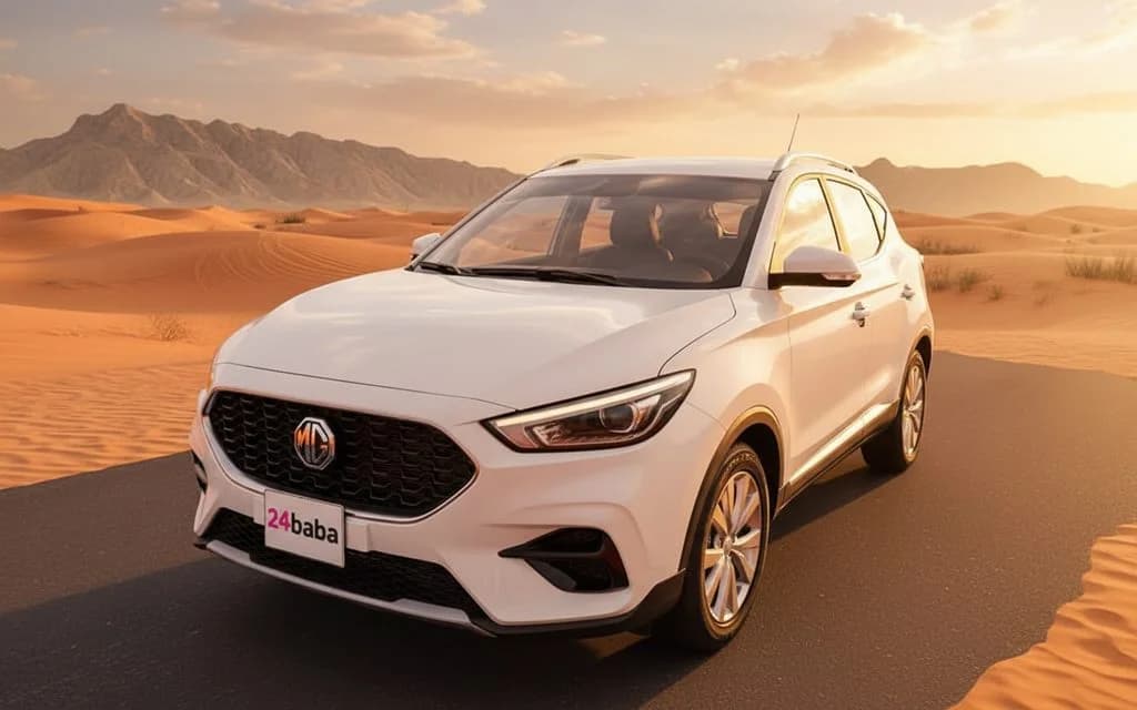 Mg Zs 2023 White cover image – rental in Dubai
