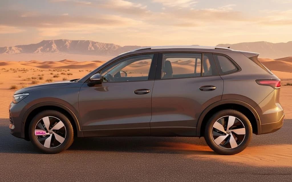 Audi Q8 2024 Black side profile – rental in Dubai