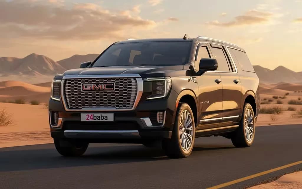 Gmc Yukon 2022 Black cover image – rental in Dubai
