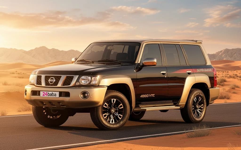 Nissan Patrol 2023 Brown cover image – rental in Dubai