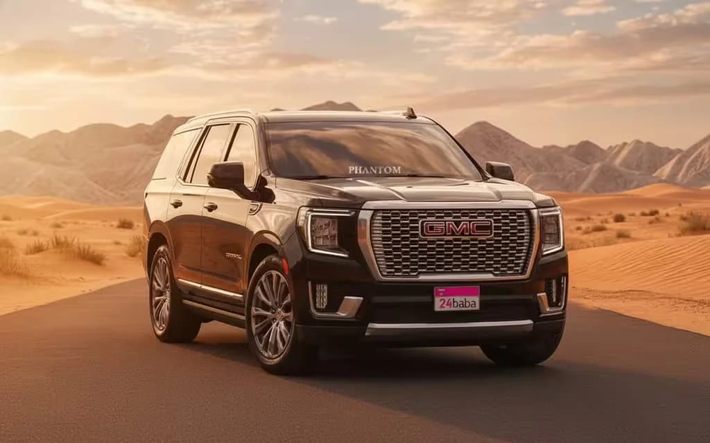 Gmc Yukon 2021 Black cover image – rental in Dubai