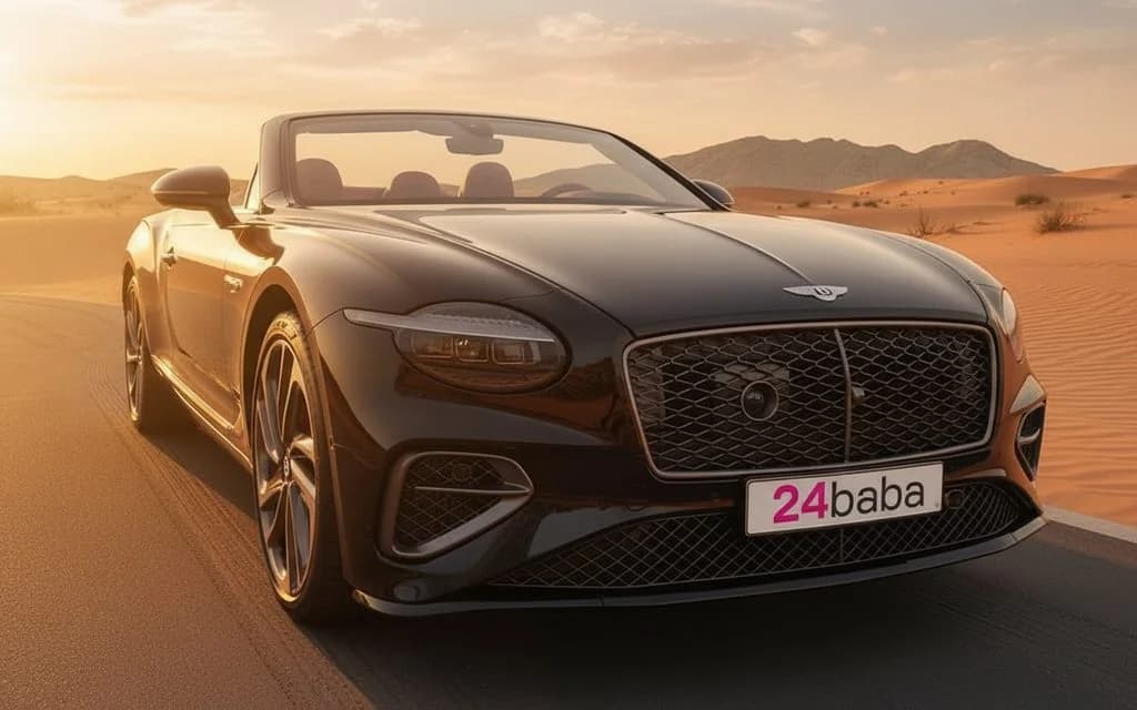 Bentley ContinentalGt Gtc 2025 Black rental in Dubai