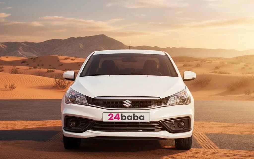 Suzuki Ciaz 2023 White cover image – rental in Dubai