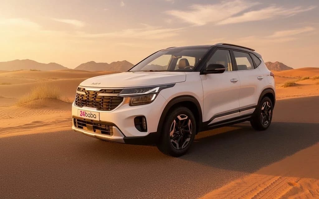 Hire Kia Seltos 2025 White in Dubai