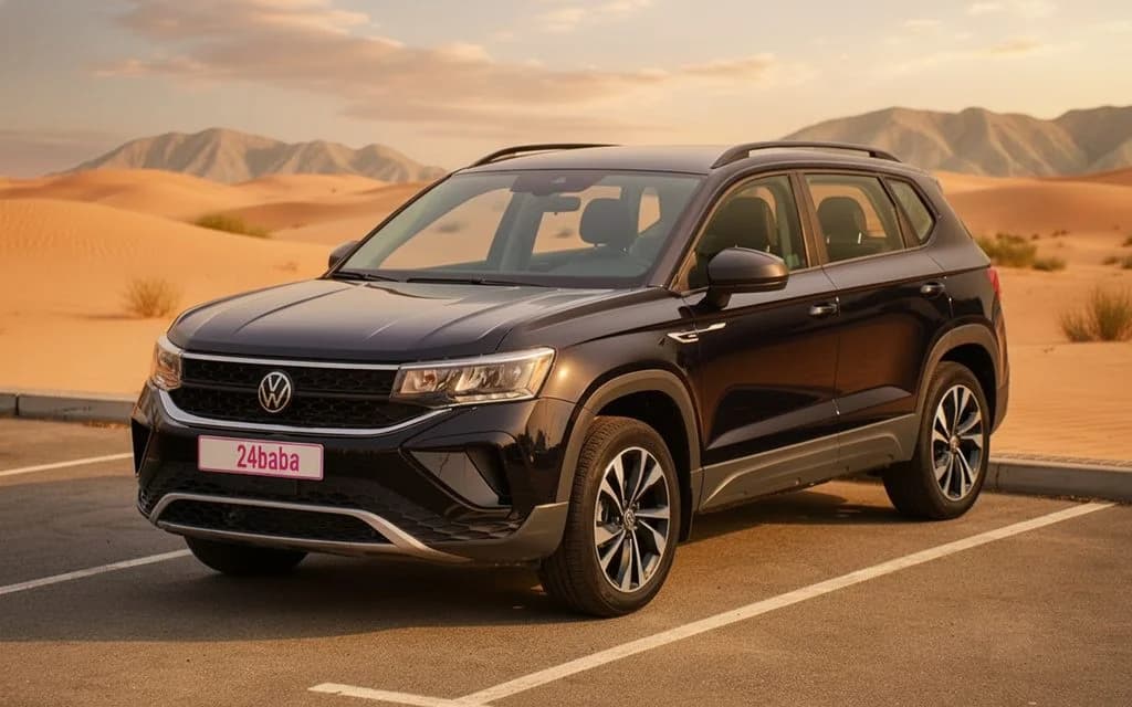Volkswagen Taos 2023 Black cover image – rental in Dubai
