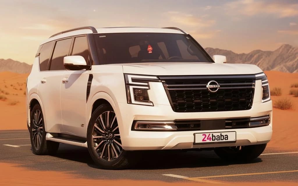Nissan Patrol 2025 White cover image – rental in Dubai