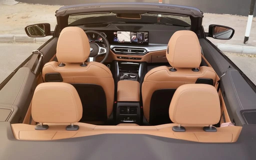 Bmw 420 2024 leather seats and cabin – rental in Dubai