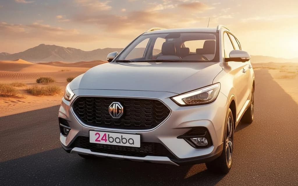 Mg Zs 2025 Silver cover image – rental in Dubai
