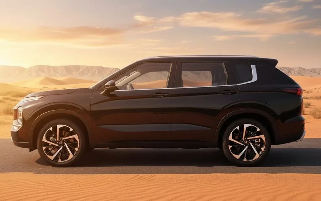 Mitsubishi Outlander 2024 within side profile
