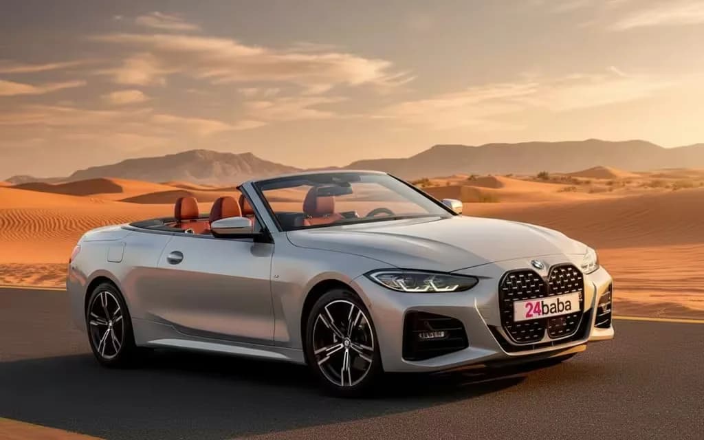 Bmw 420 2024 Silver cover image – rental in Dubai