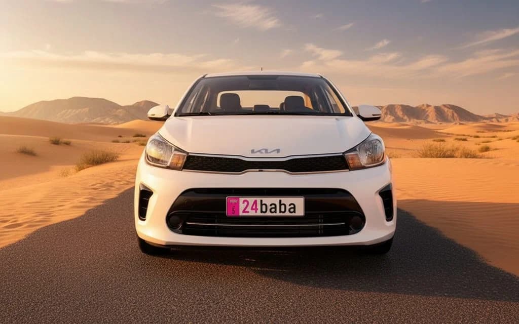 Hire Kia Pegas 2023 White in Dubai