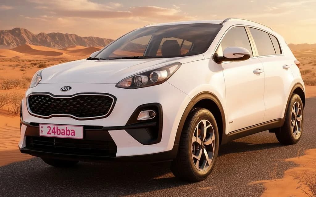 Hire Kia Sportage 2021 White in Dubai