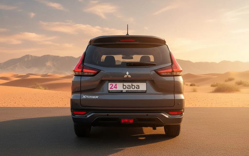 Mitsubishi Xpander 2022 Dark Gray rear view showing taillights