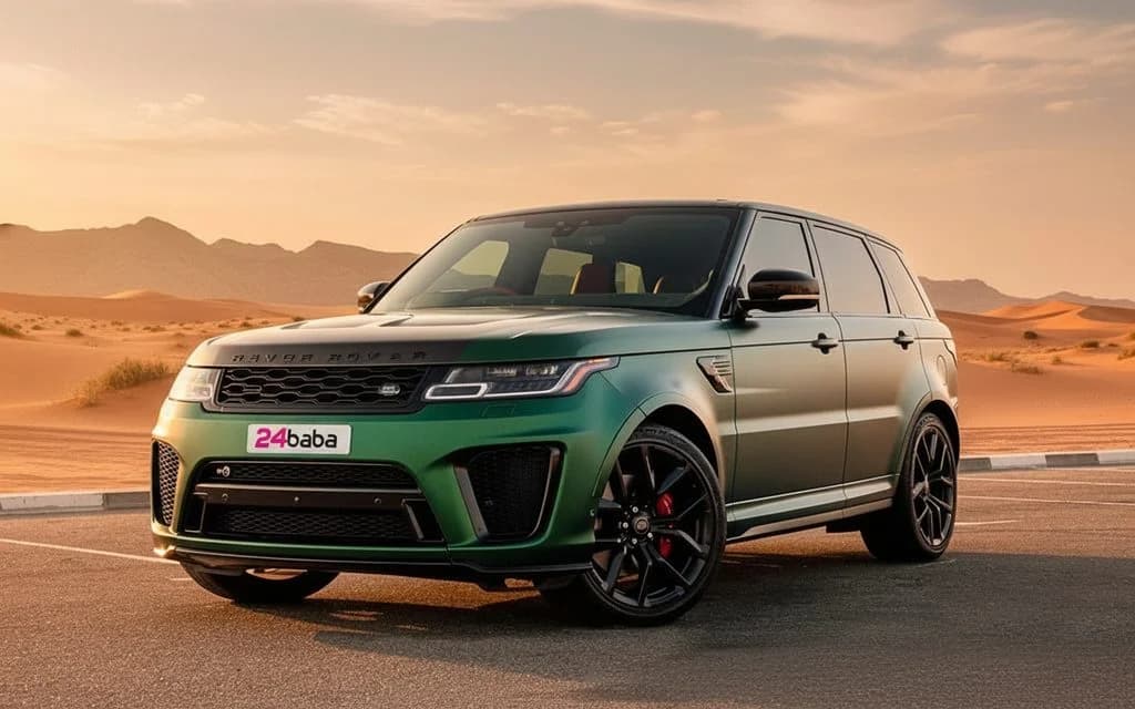 LandRover RangeRoverSvr 2022 Green cover image – rental in Dubai