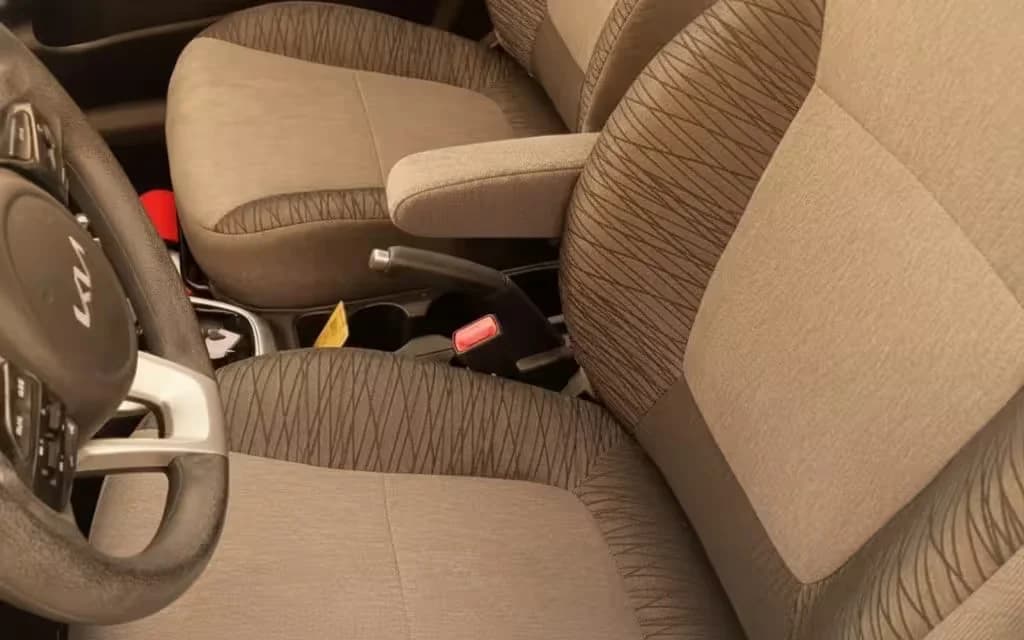 Kia Pegas 2022 leather seats and cabin