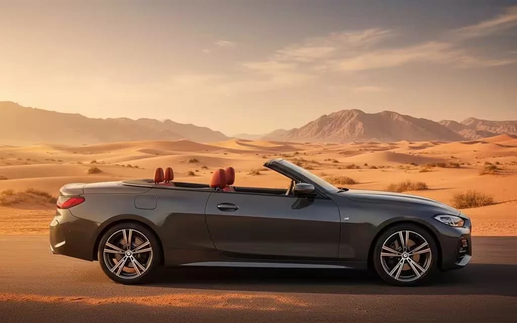 Bmw 420 2022 within side profile – rental in Dubai