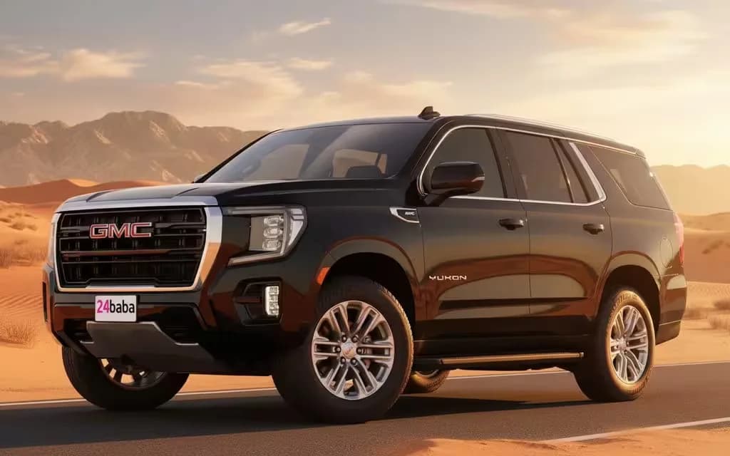 Gmc Yukon 2021 Black cover image – rental in Dubai
