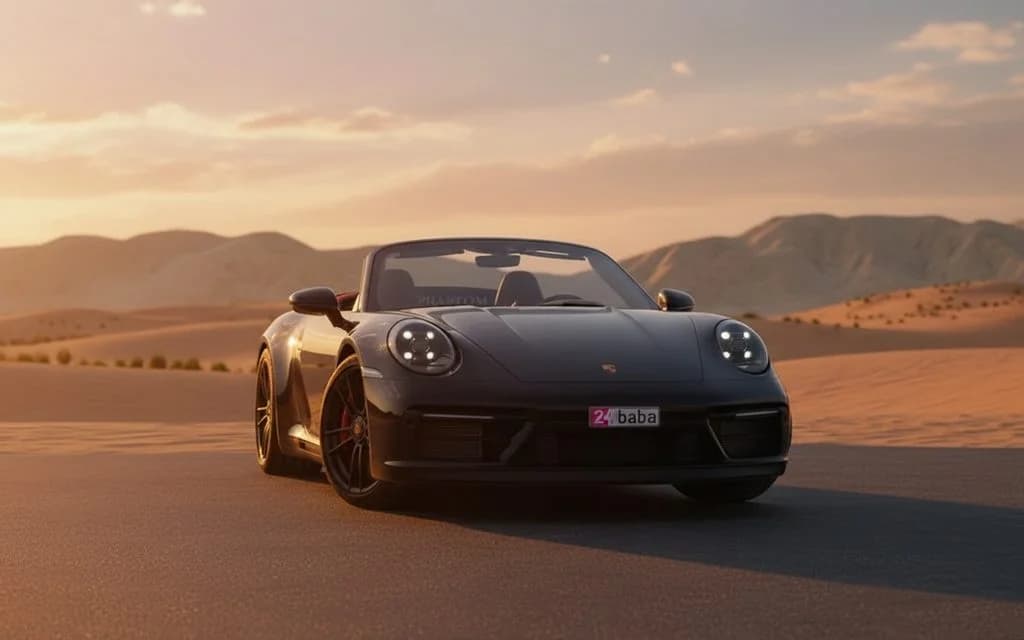 Porsche 911 2023 Black cover image – rental in Dubai