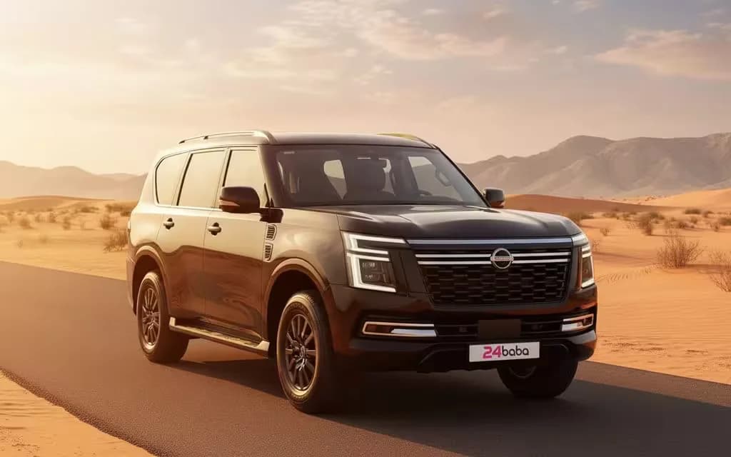 Nissan Patrol 2025 Black cover image – rental in Dubai