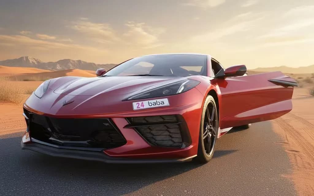 Chevrolet Corvette 2023 Red cover image – rental in Dubai