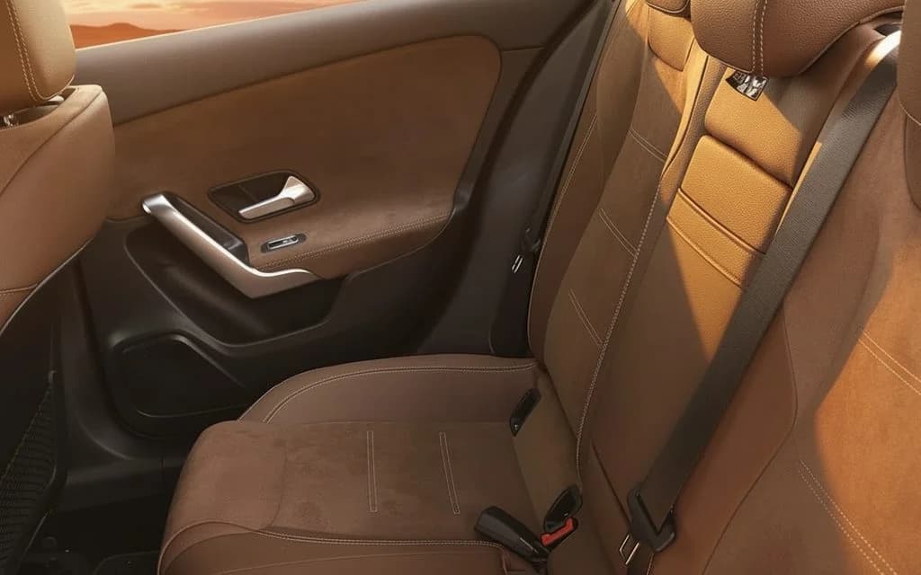 Mercedes A200 2024 leather seats and cabin