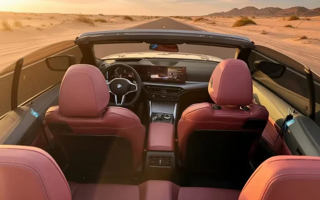 Bmw 420 2025 leather seats and cabin – rental in Dubai