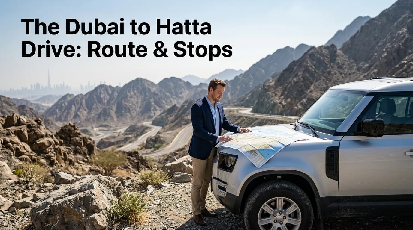 The Dubai to Hatta Drive: Route and Stops