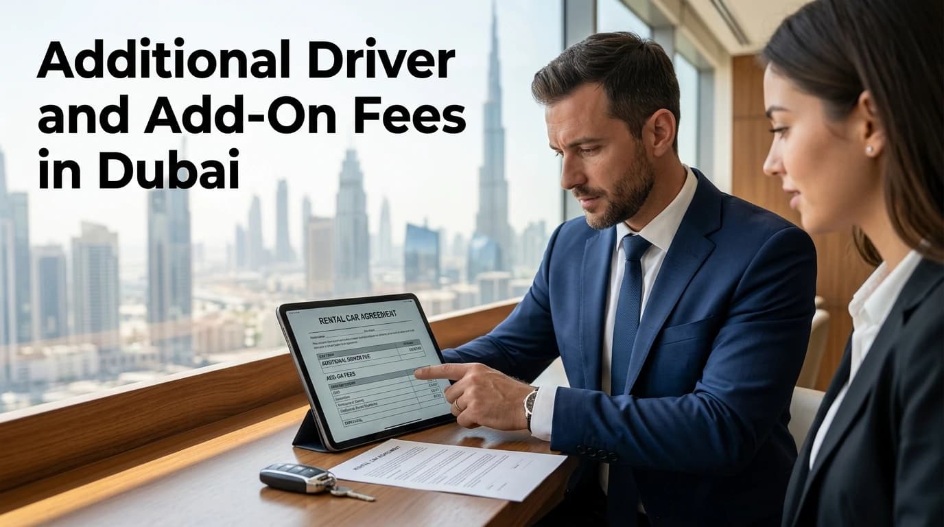 Additional Driver and Add-On Fees in Dubai: What You Actually Pay