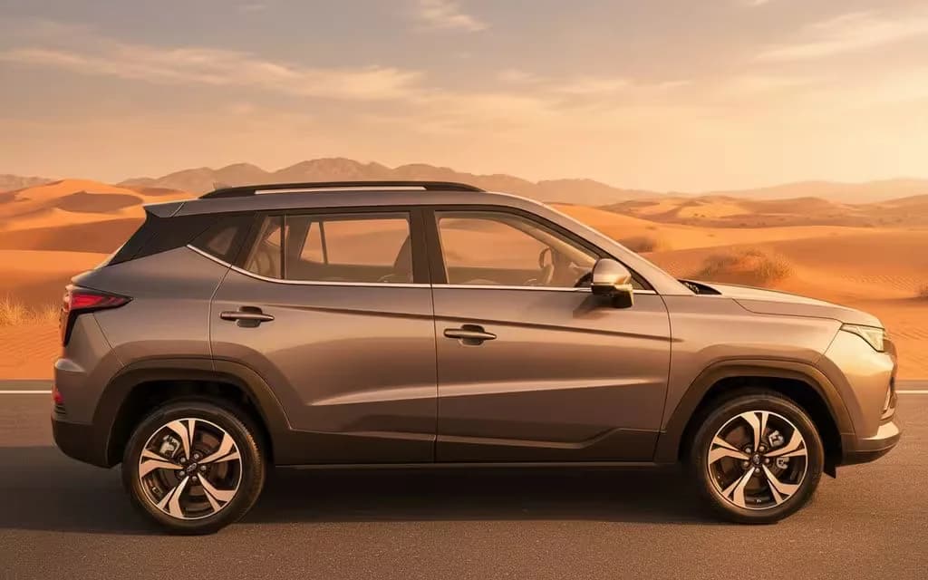 Jac Js4 2023 Grey side profile – rental in Dubai