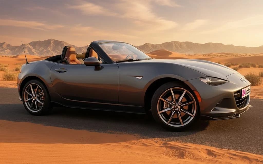 Mazda Mx 5 2022 Grey side profile