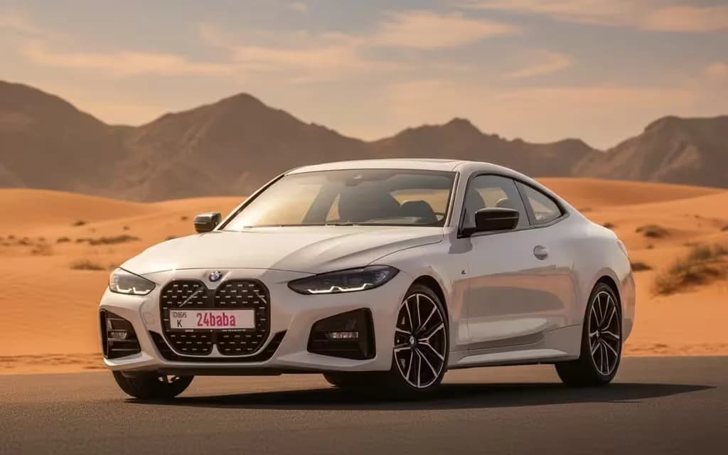 Bmw 430 2023 White cover image – rental in Dubai