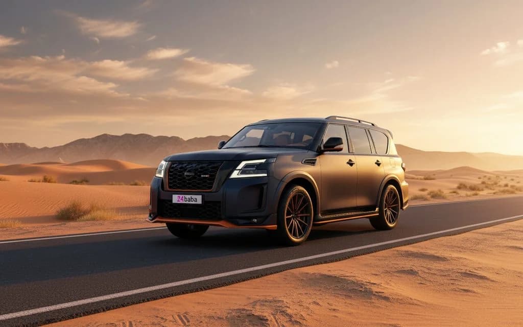 Nissan Patrol 2020 Black cover image – rental in Dubai